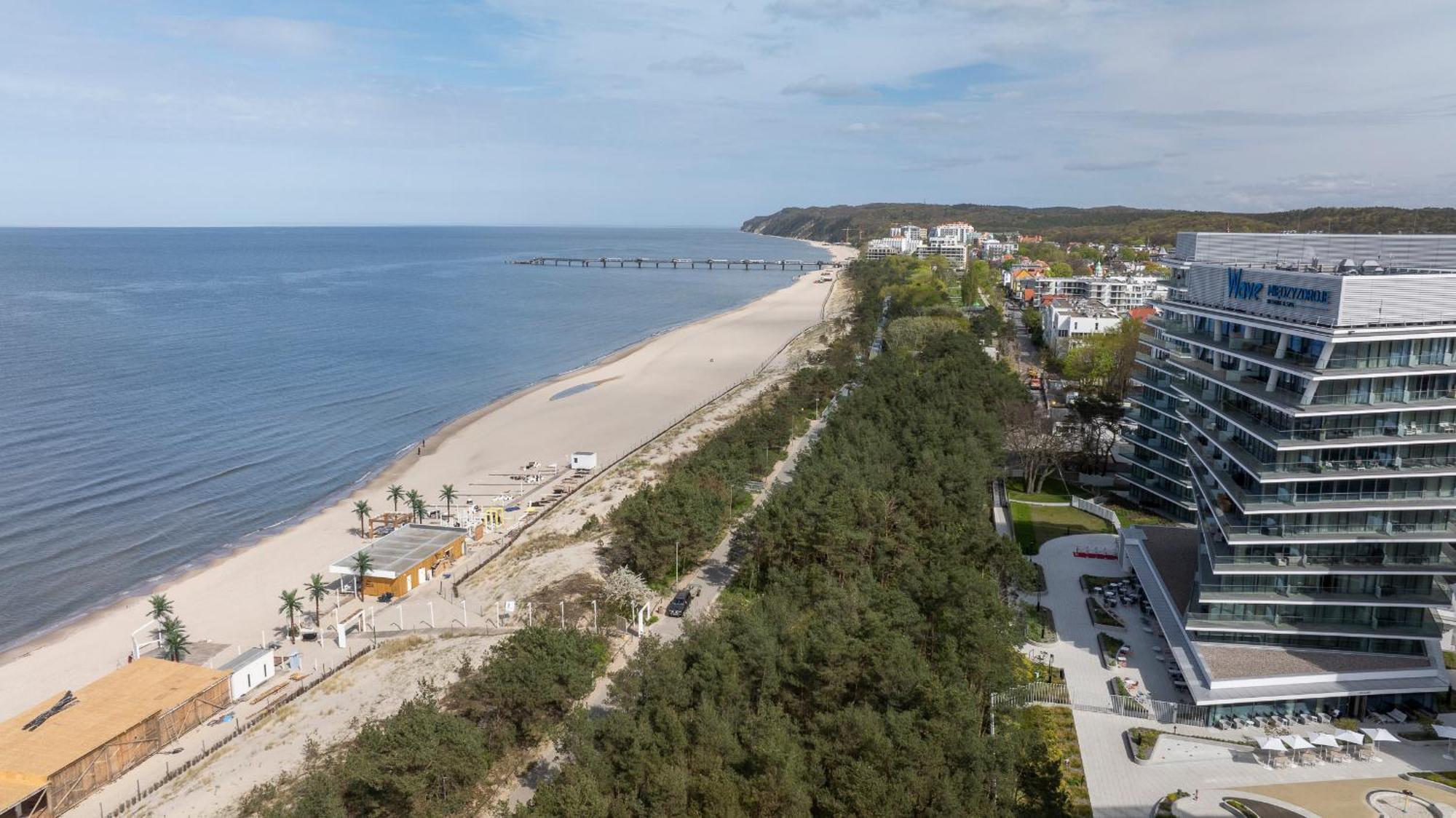 Wave Panorama 8Th Floor Sea View Apartment Miedzyzdroje Exterior photo